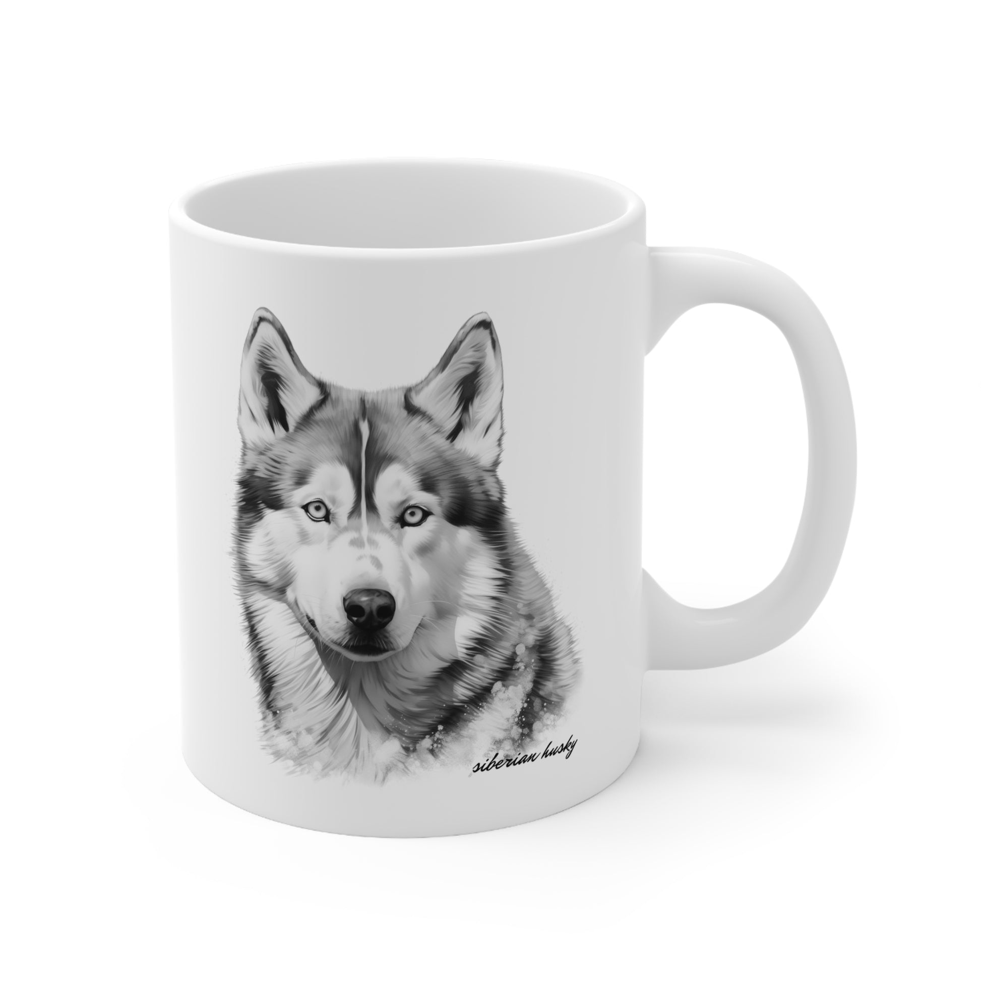 Beautiful Siberian Husky Mug Print