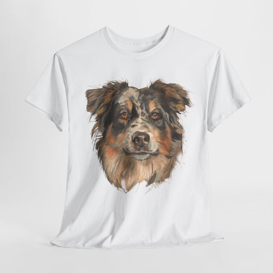 Beautiful Australian Shepherd T-shirt Printed Design