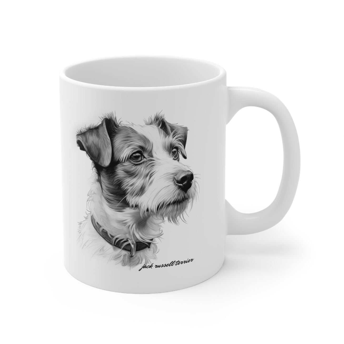 Jack Russell Terrier printed on a mug