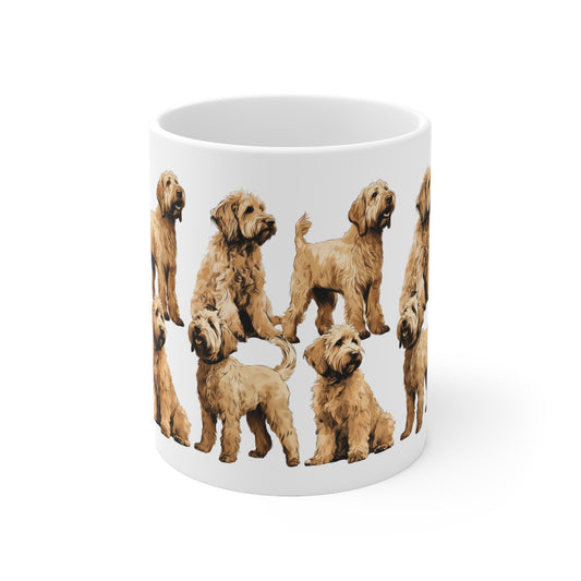 Goldendoodle White Mug Print