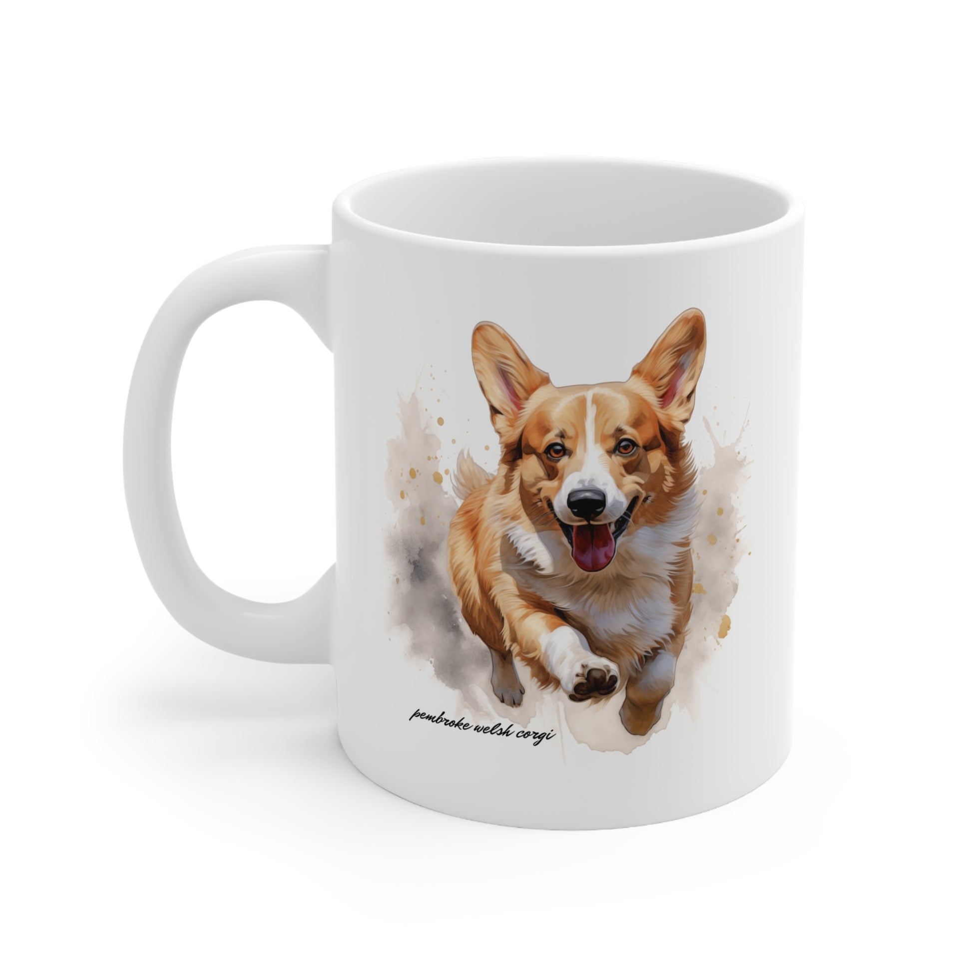 Cute Pembroke Welsh Corgi Printed on a Mug