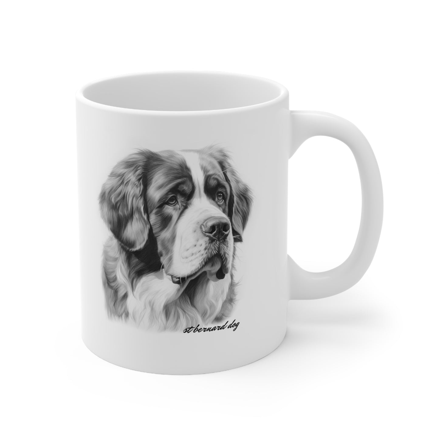 Beautiful Saint Bernard Mug Print