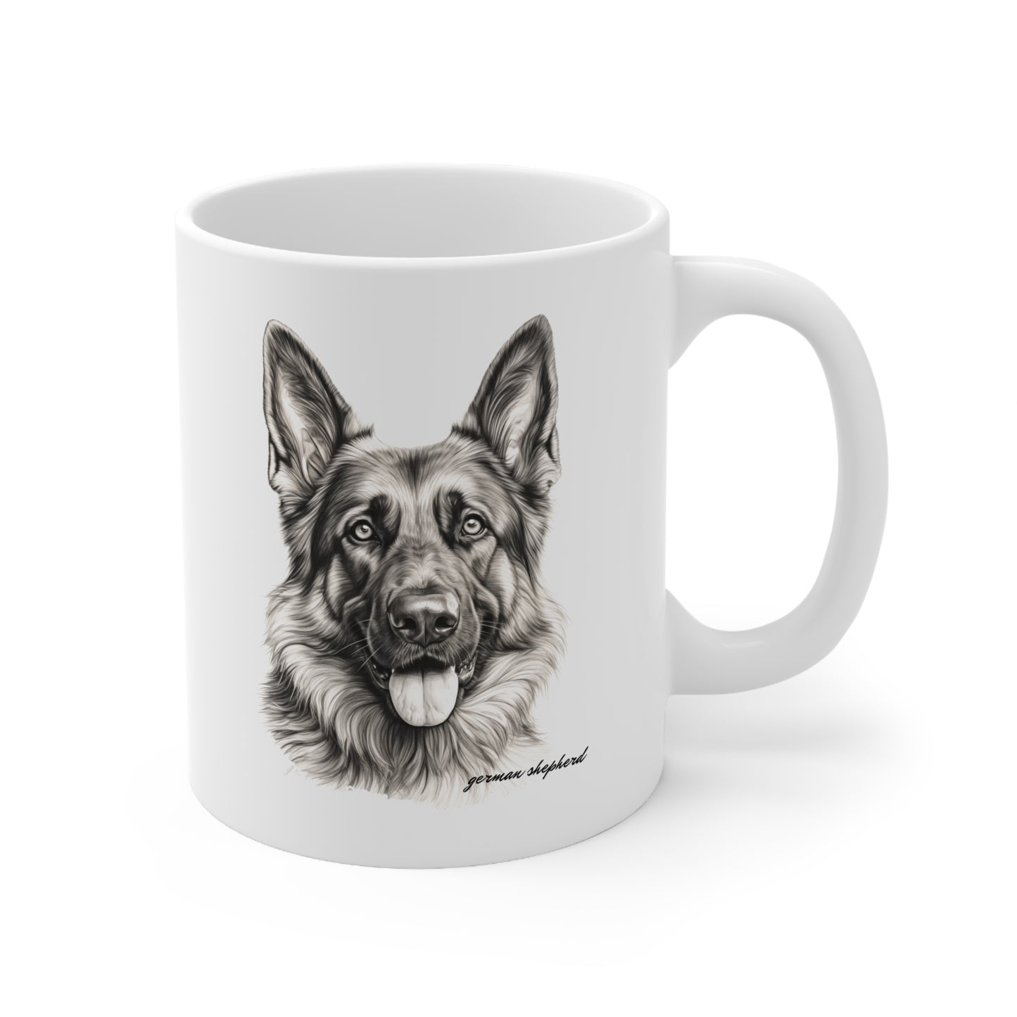 German Shepherd Mug Print