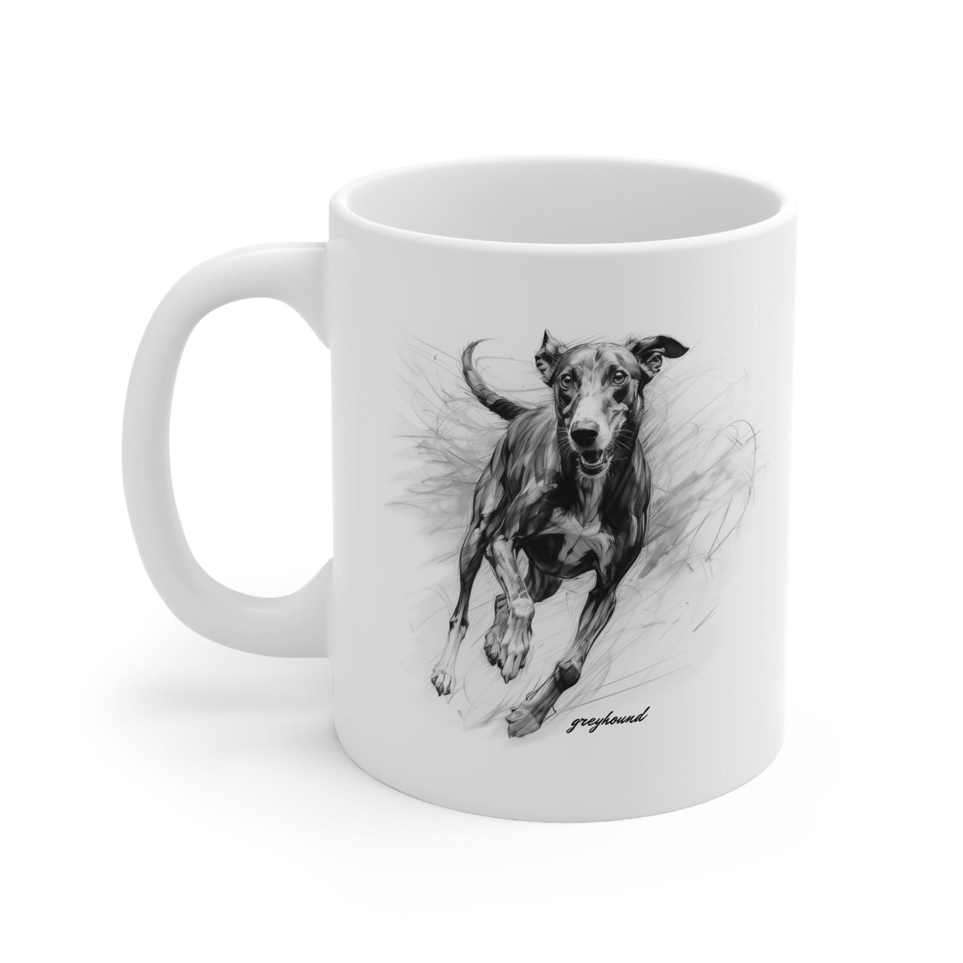 Beautiful Greyhound Mug Print