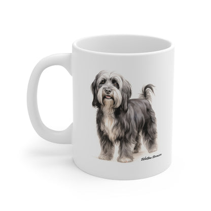 Cute Tibetan Terrier Mug Design Printed