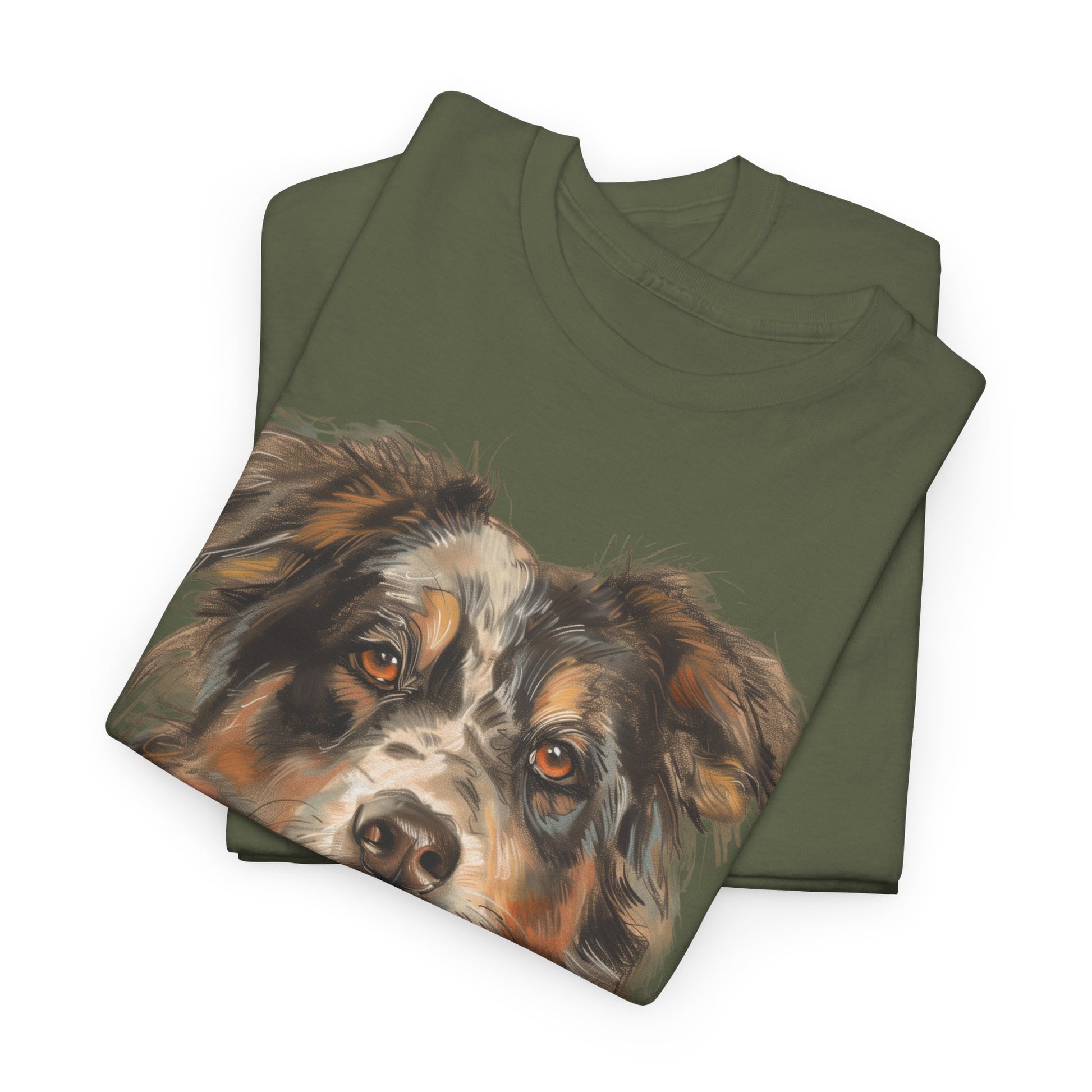 Beautiful Australian Shepherd T-shirt Printed Design