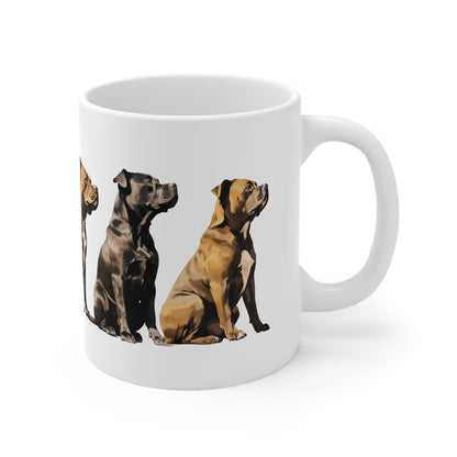 Beautiful Staffordshire Bull Terrier Mug Print