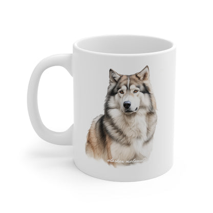 Alaskan Malamute Portrait Torso