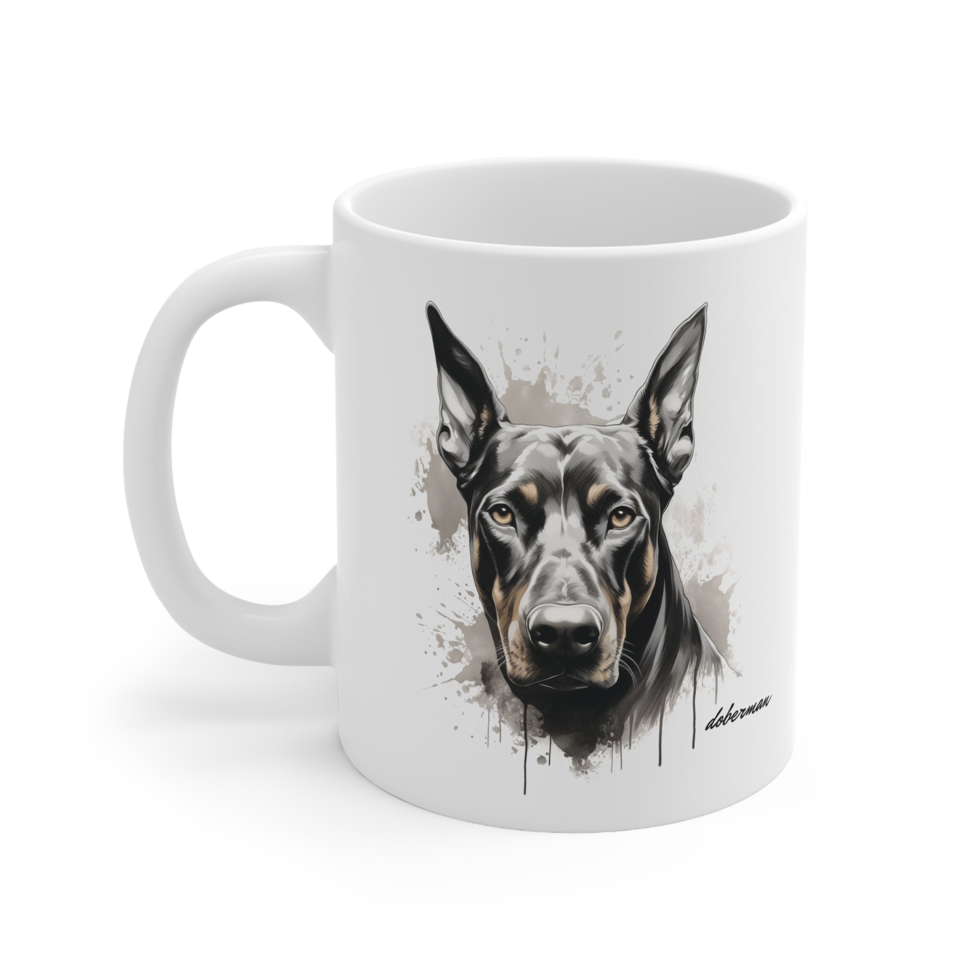 Stunning Doberman Dog Printed on Mug