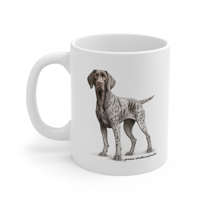 German Shorthair Pointer White Mug Print