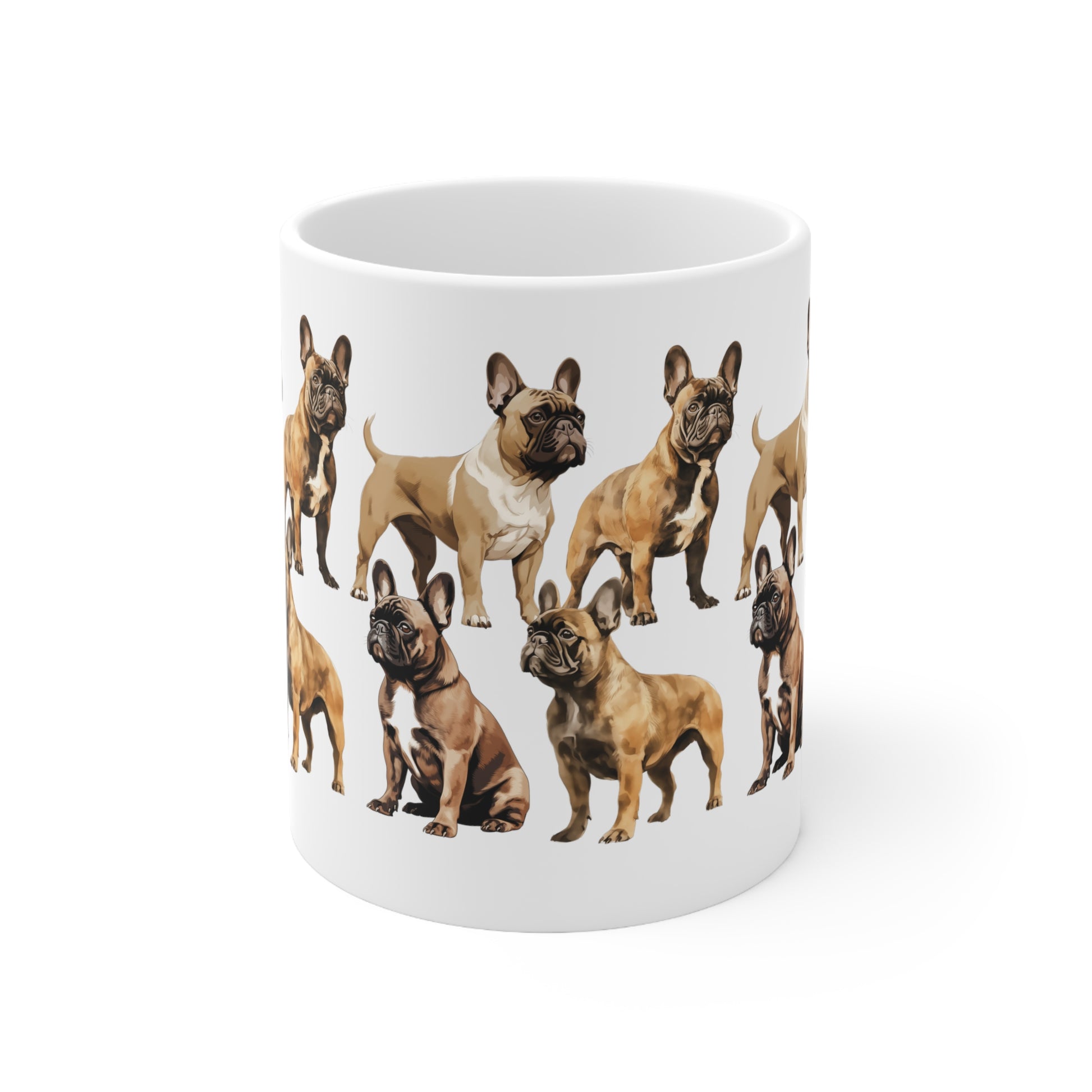 Multi French Bulldog Mug Print