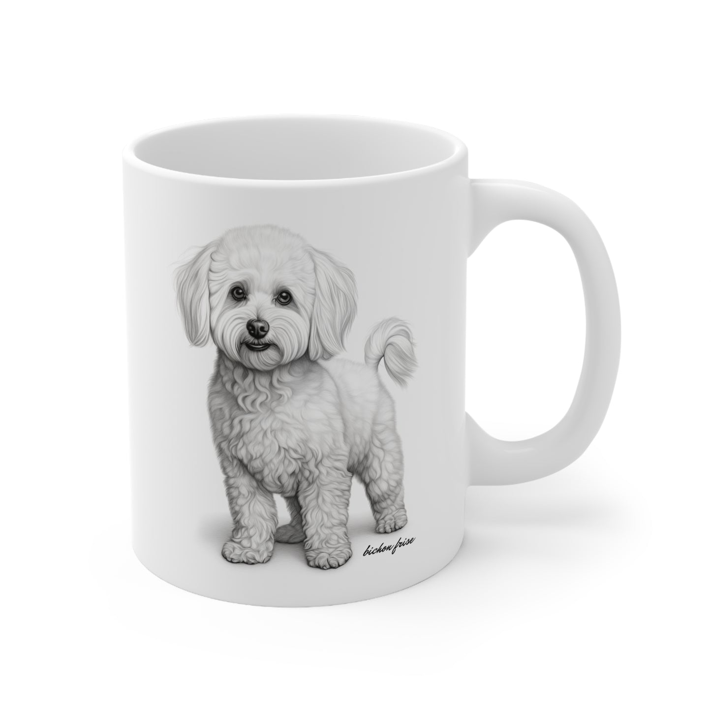 Bichon Frise Beautiful White Mug