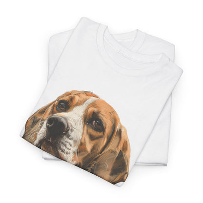 Beautiful Beagle White T-shirt Art Print