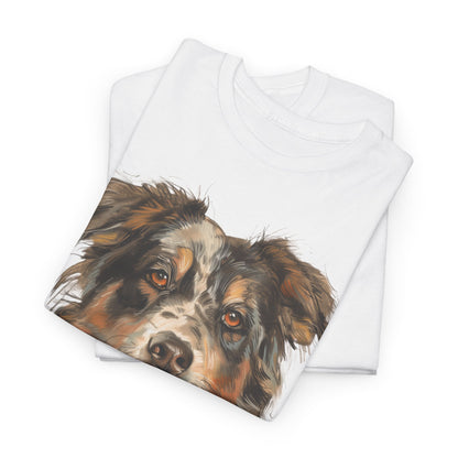 Beautiful Australian Shepherd T-shirt Printed Design