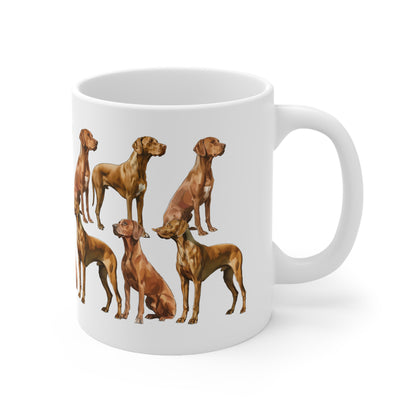 Beautiful Vizsla White Mug Present