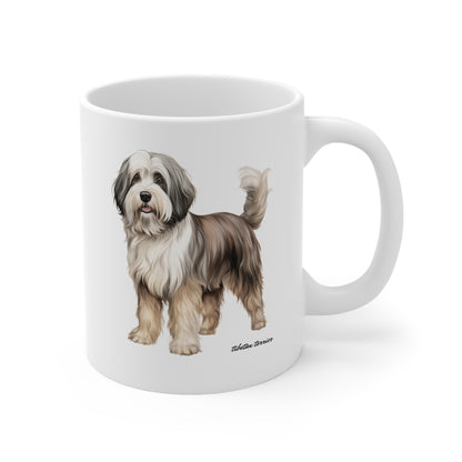 Cute Tibetan Terrier Mug Design Printed