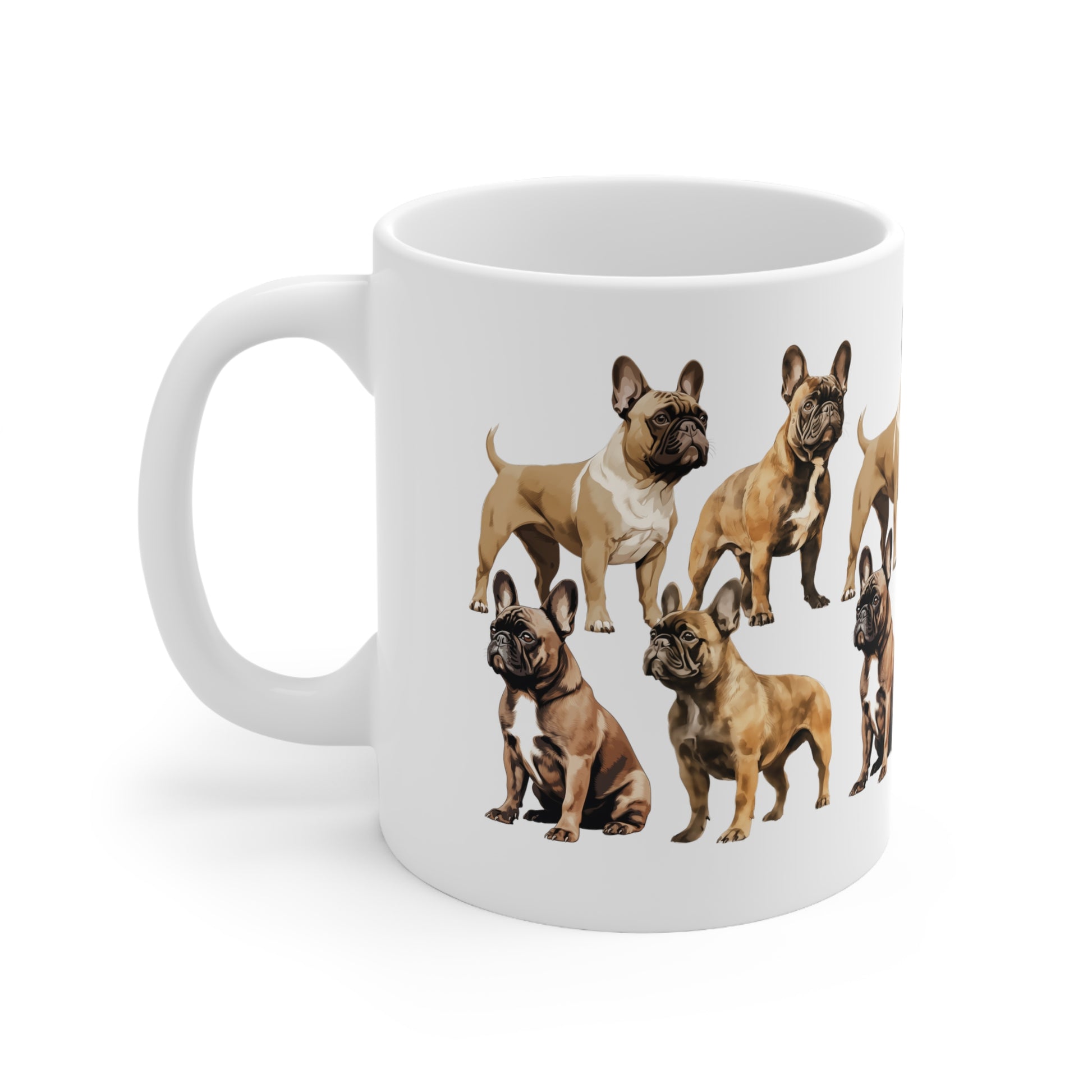 Multi French Bulldog Mug Print