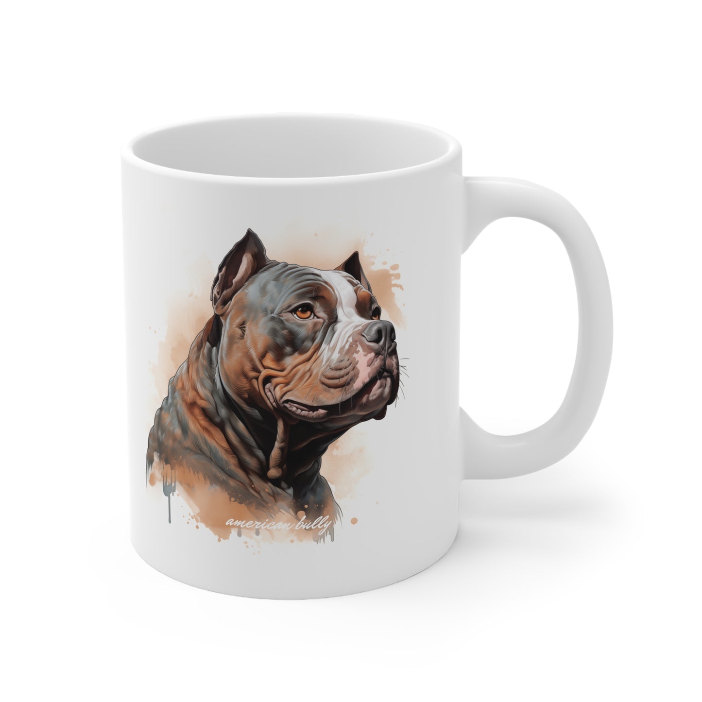 American Bully mug gift art