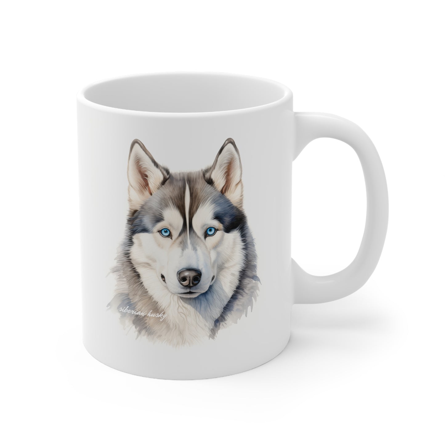 Beautiful Siberian Husky Mug Print