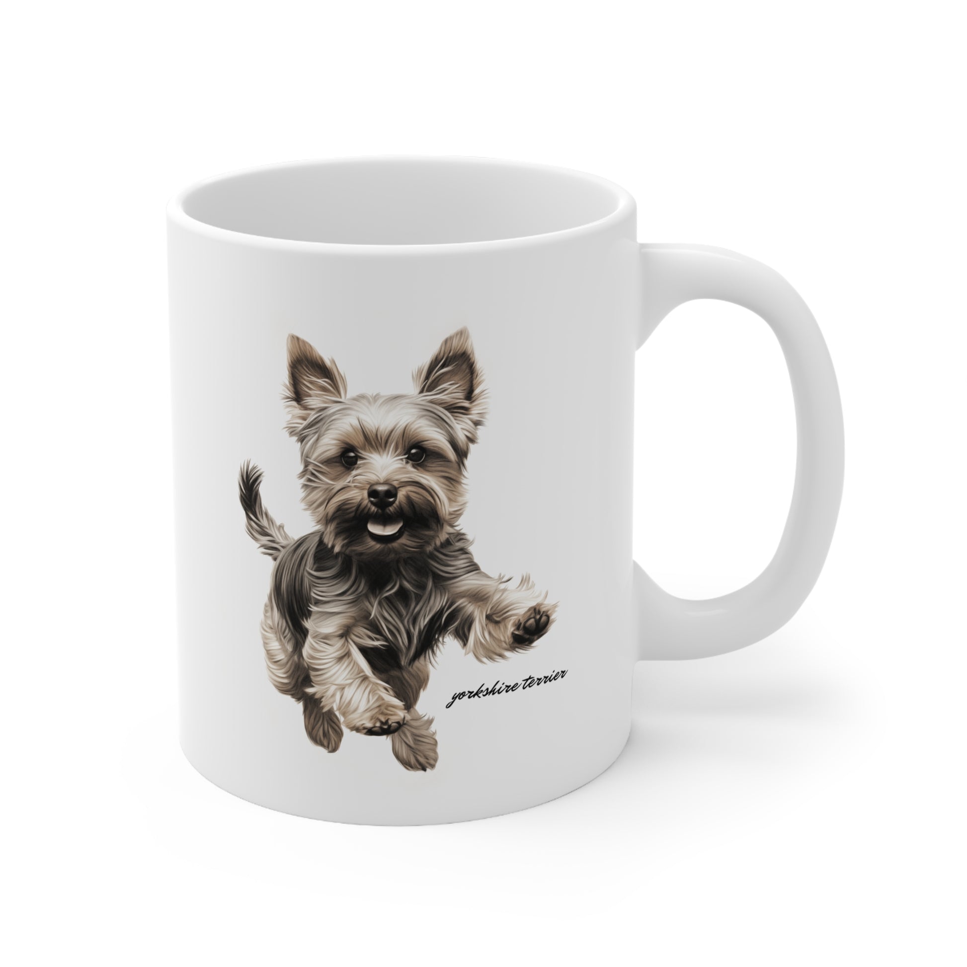 Cute Yorkshire Terrier Design Printed on a Mug