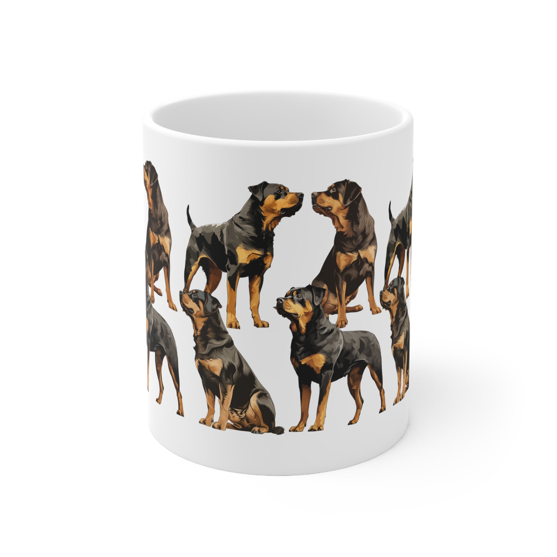 Rottweiler Printed Art on a Mug