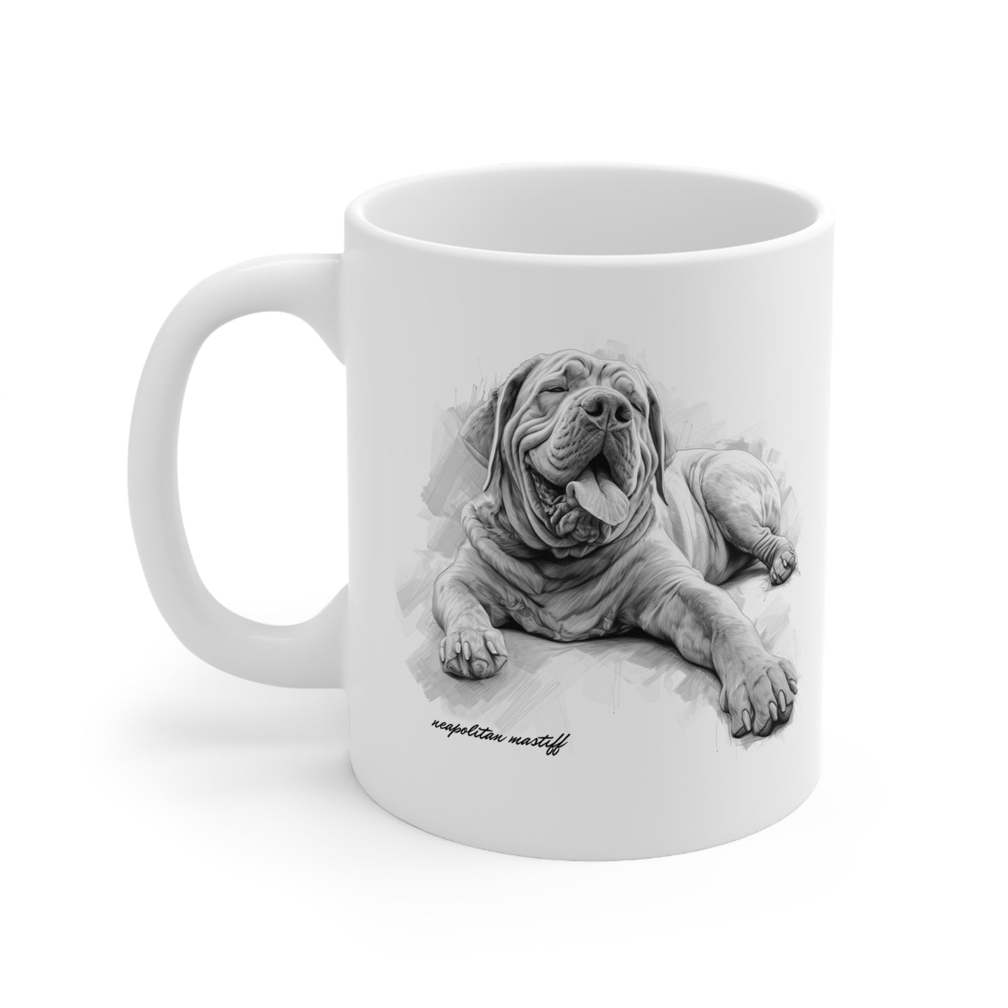 Beautiful Neapolitan Mastiff Printed on a Mug