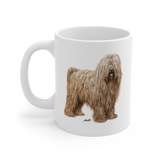 Beautiful Print of Puli Dog on a Mug