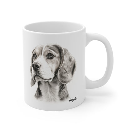 Mug with a lovely Beagle Print on it