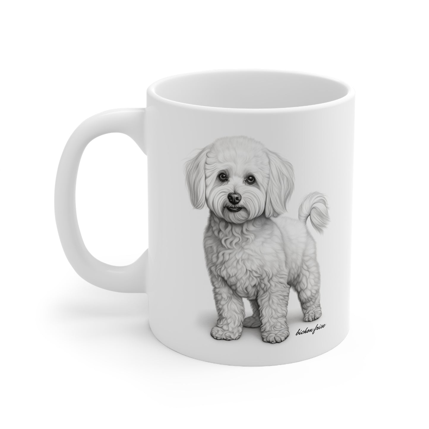 Bichon Frise Beautiful White Mug