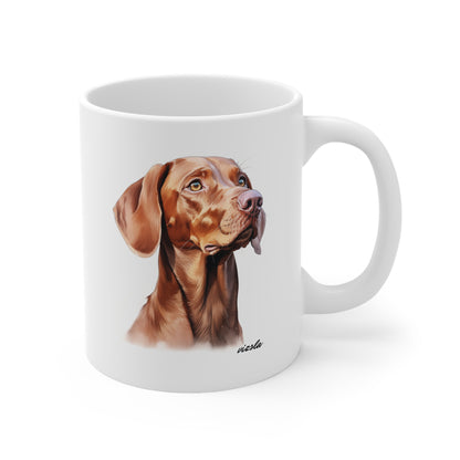 Beautiful Vizsla White Mug Present