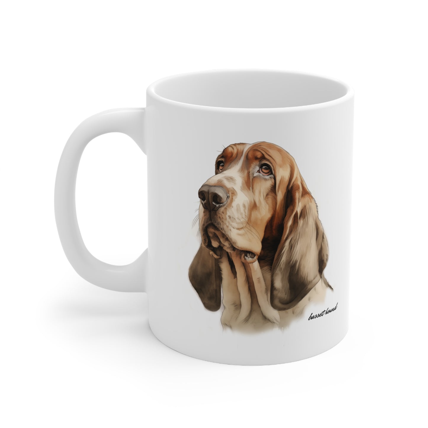 Basset Hound Printed Art Mug