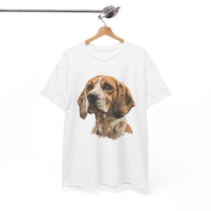 Beautiful Beagle White T-shirt Art Print