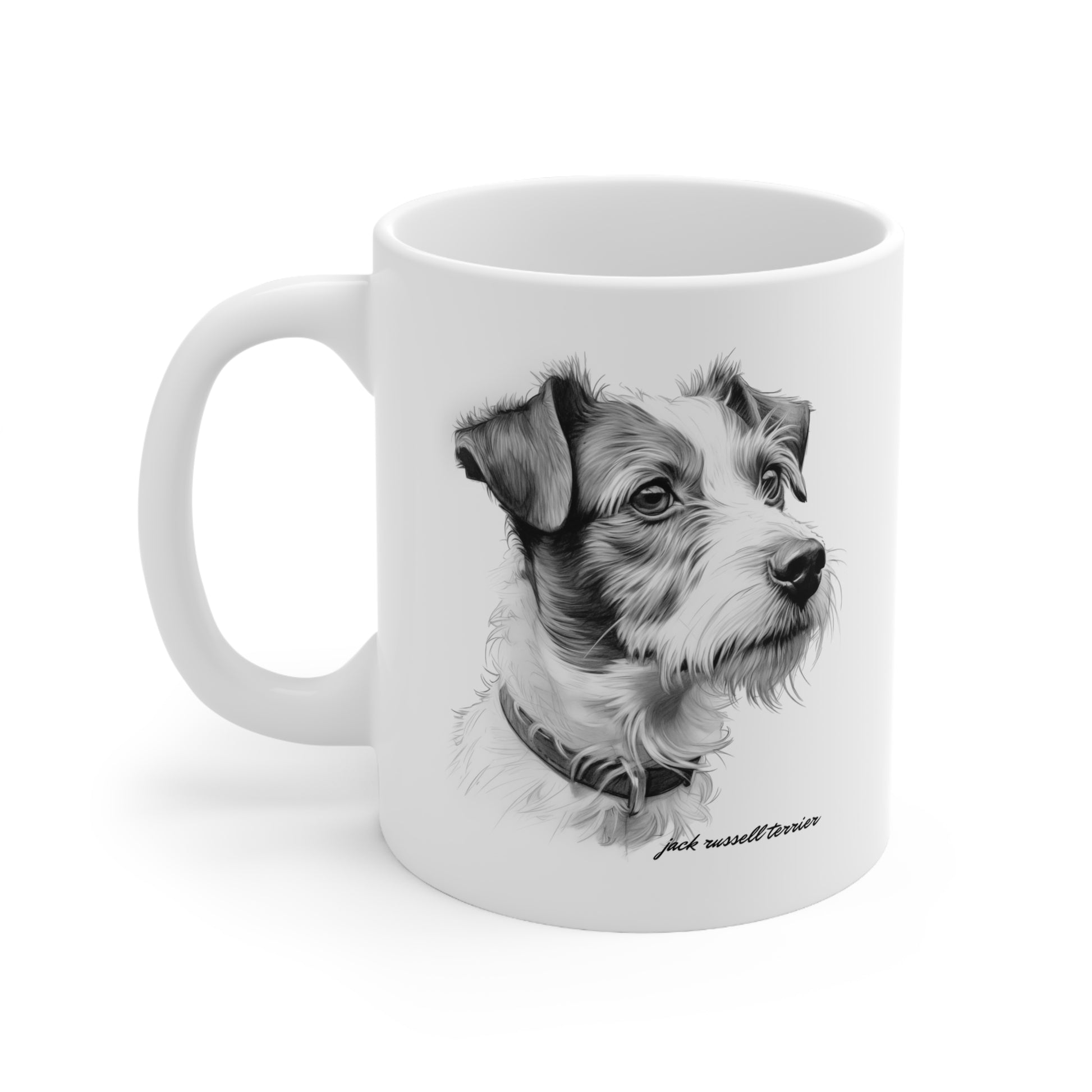 Jack Russell Terrier printed on a mug