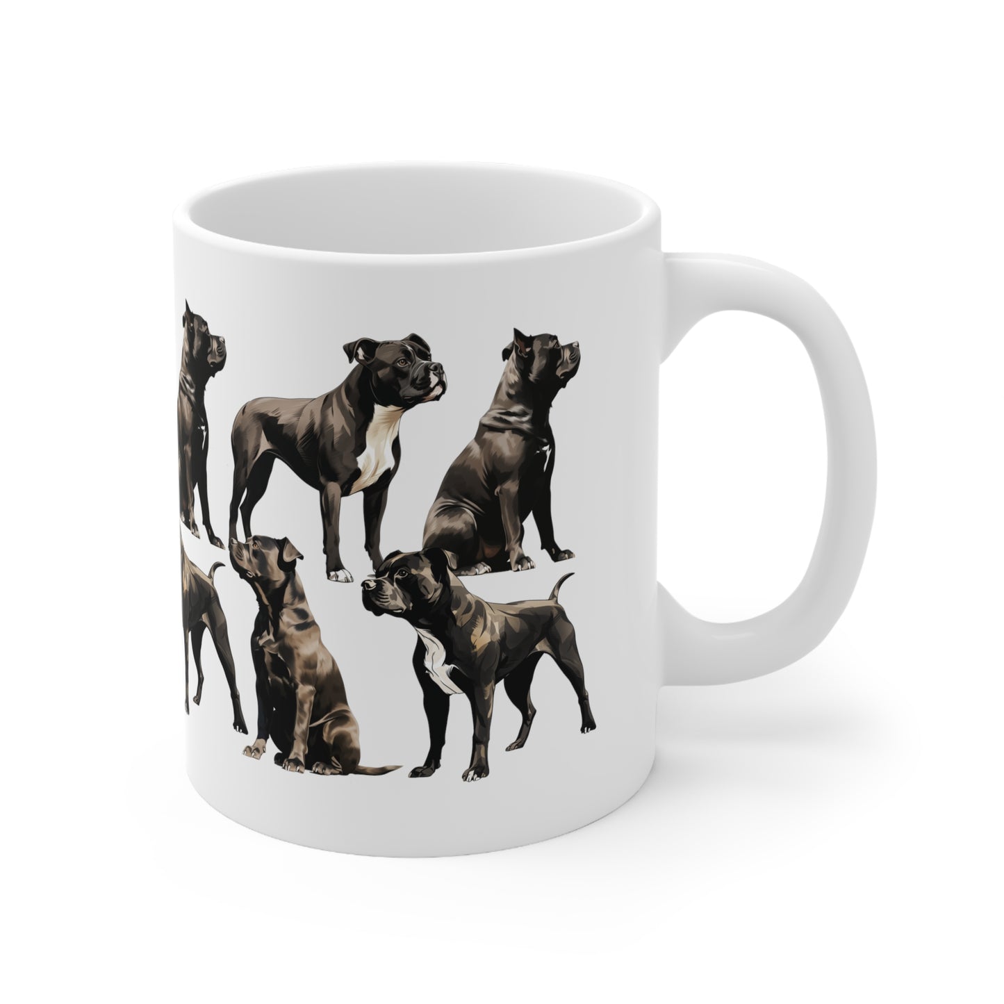 Beautiful Staffordshire Bull Terrier Mug Print