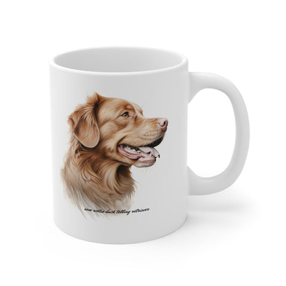 Cute Nova Scotia Dog Printed on a Mug