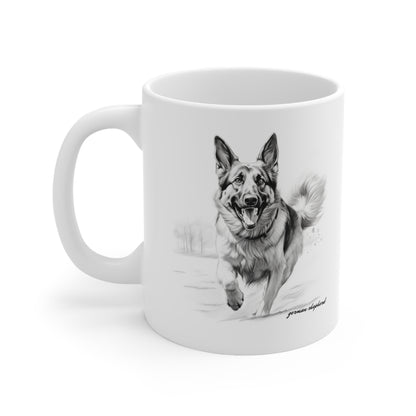 German Shepherd Mug Print