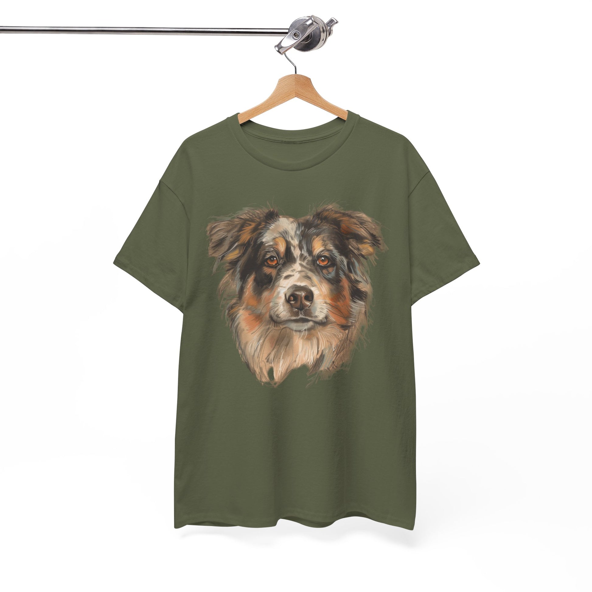 Beautiful Australian Shepherd T-shirt Printed Design