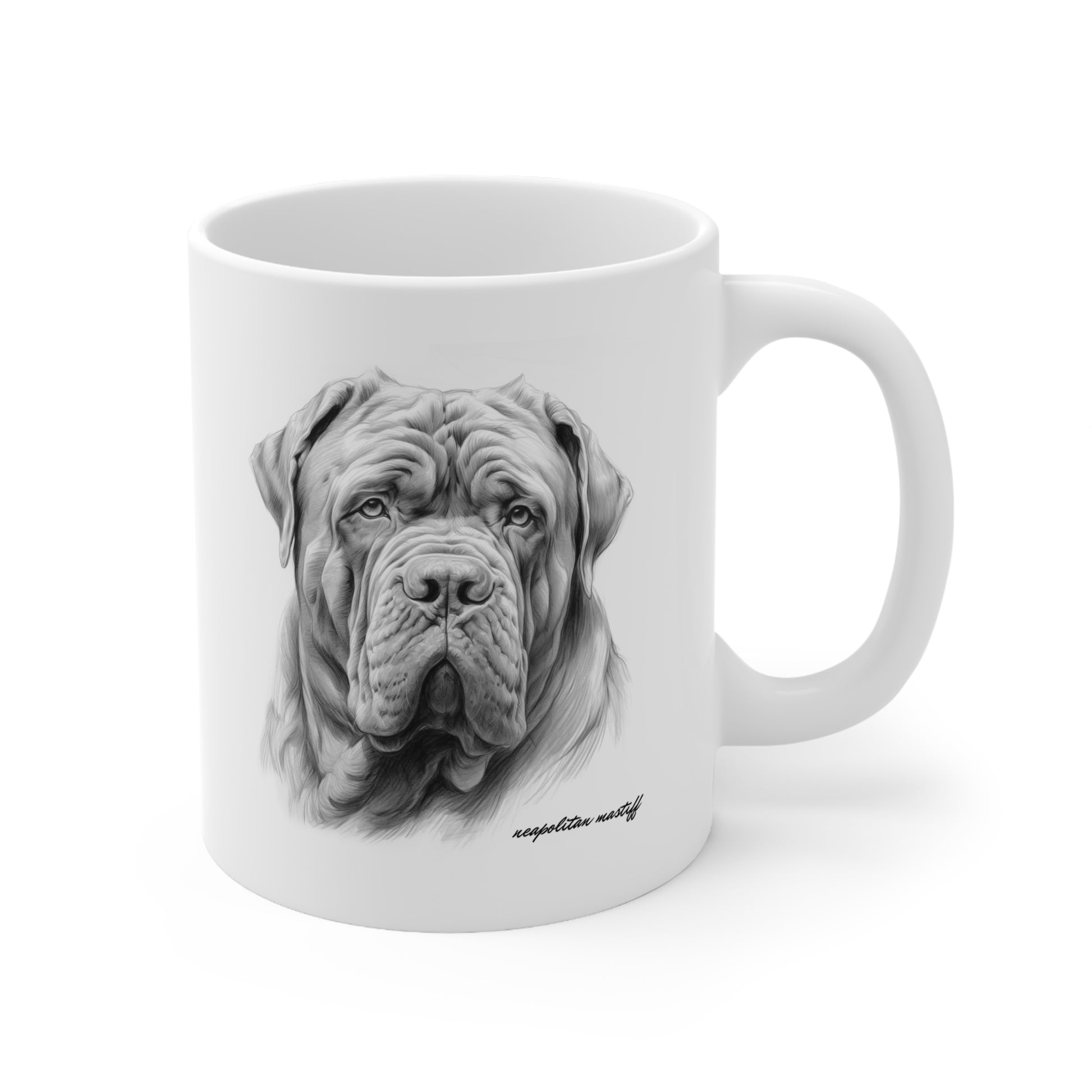 Beautiful Neapolitan Mastiff Printed on a Mug