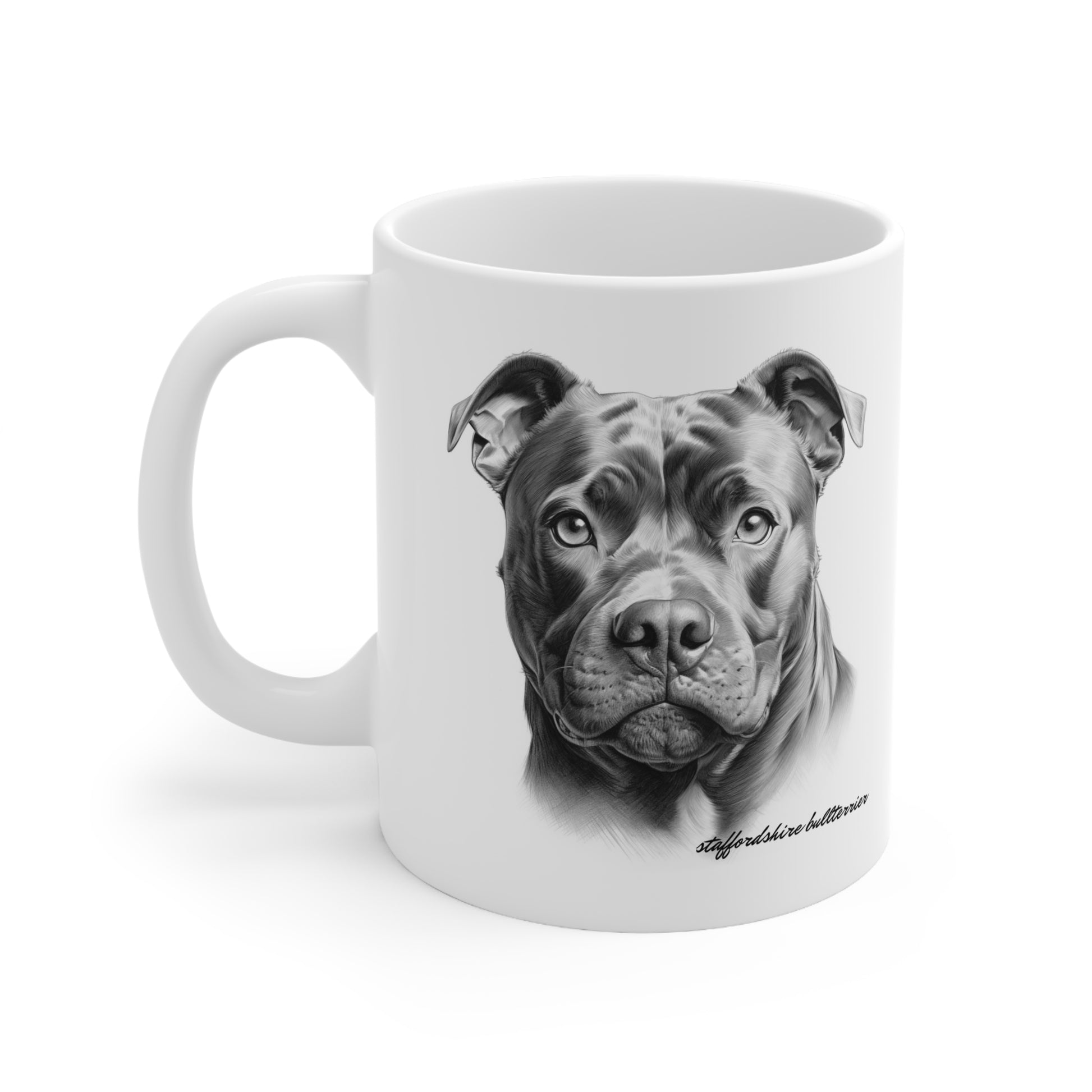 Beautiful Staffordshire Bull Terrier Mug Print