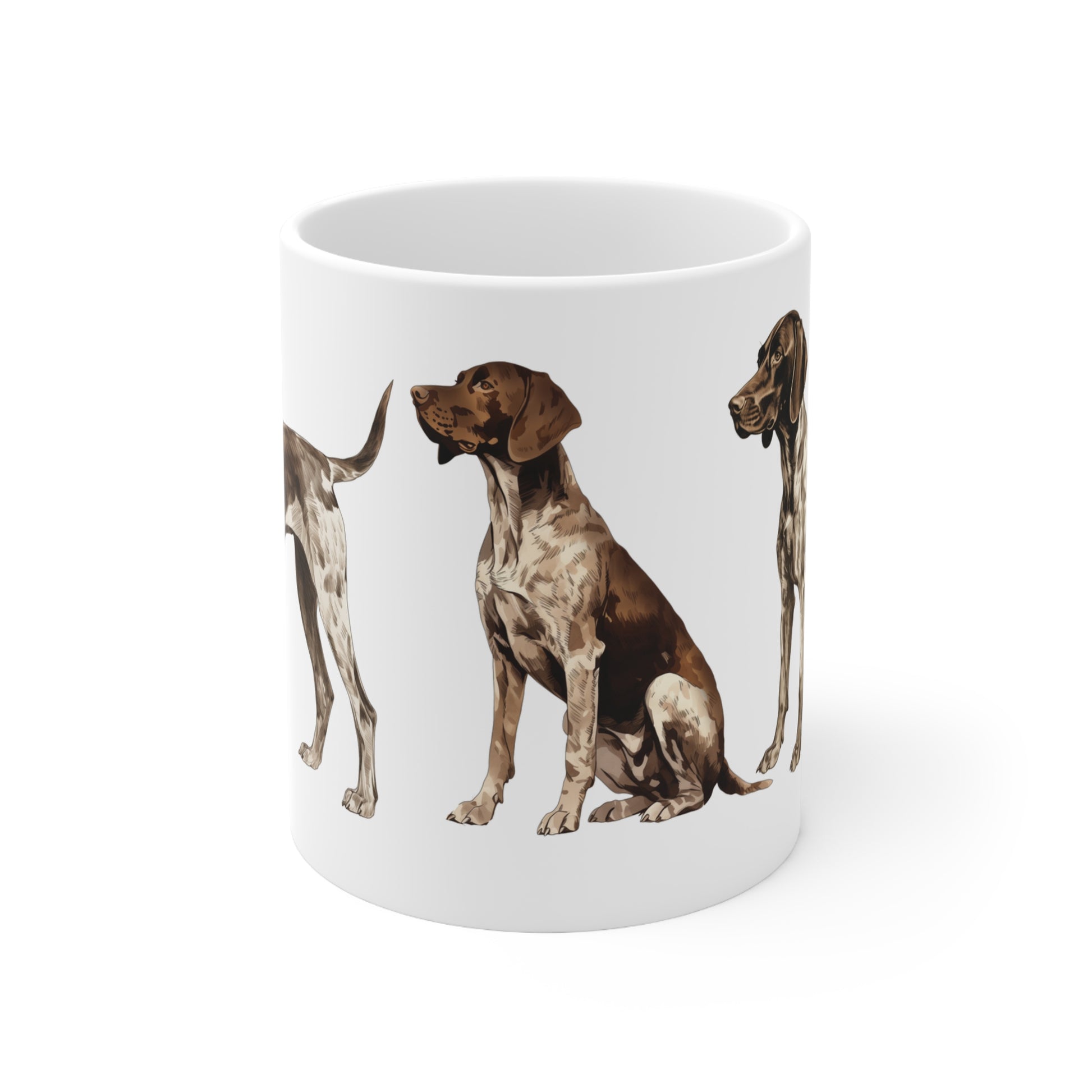 German Shorthair Pointer White Mug Print