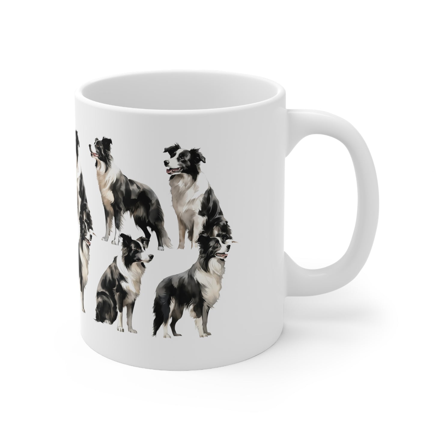 Multiple Border Collie on a mug