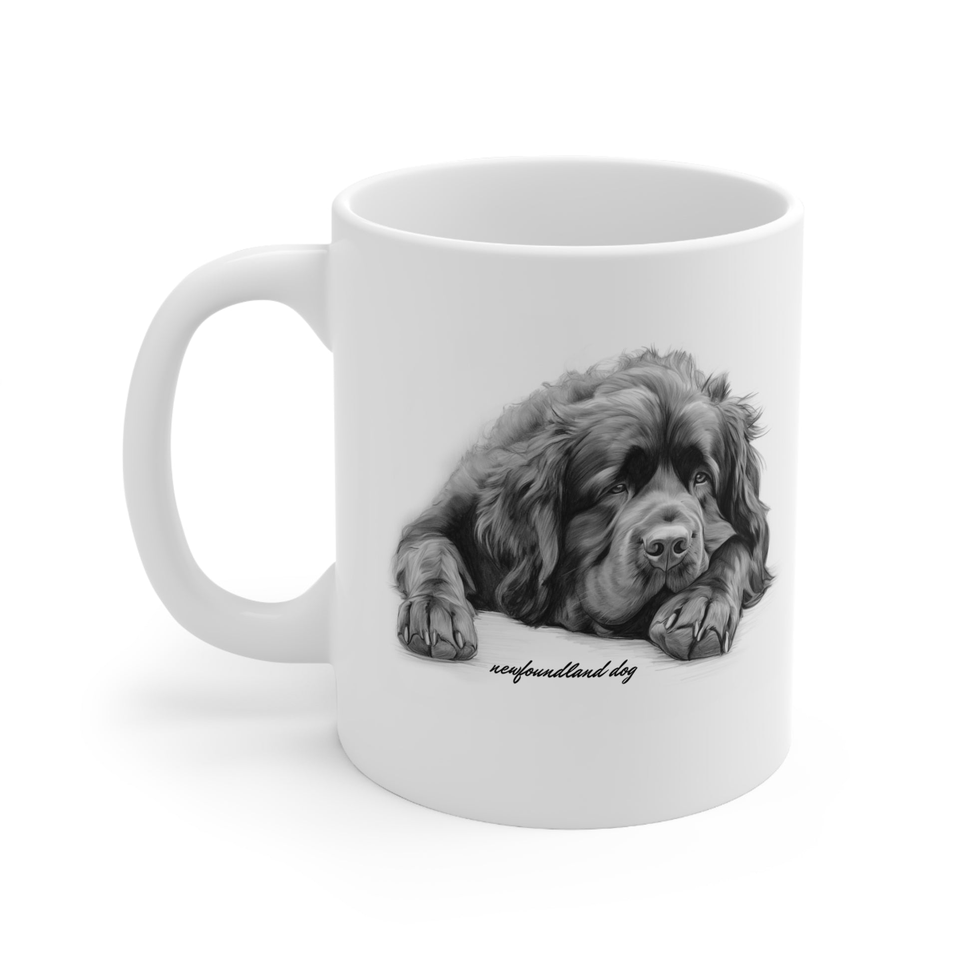 Beautiful Newfoundland Dog Breed Printed on Mug