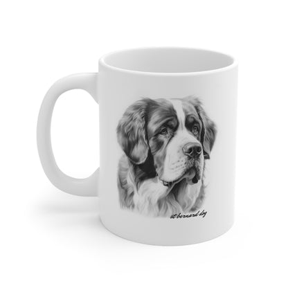 Beautiful Saint Bernard Mug Print