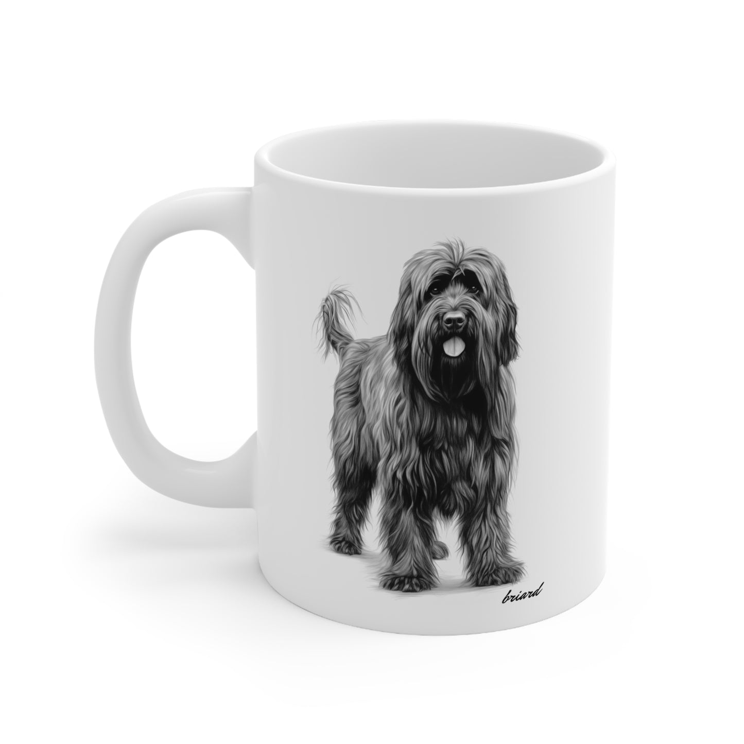 Briard Dog Breed Beautiful Print on a Mug