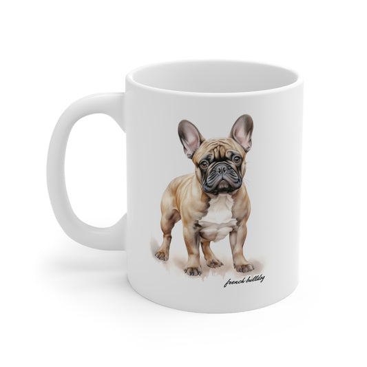 Cute French Bulldog Mug Print