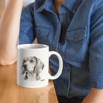 Mug with a lovely Beagle Print on it