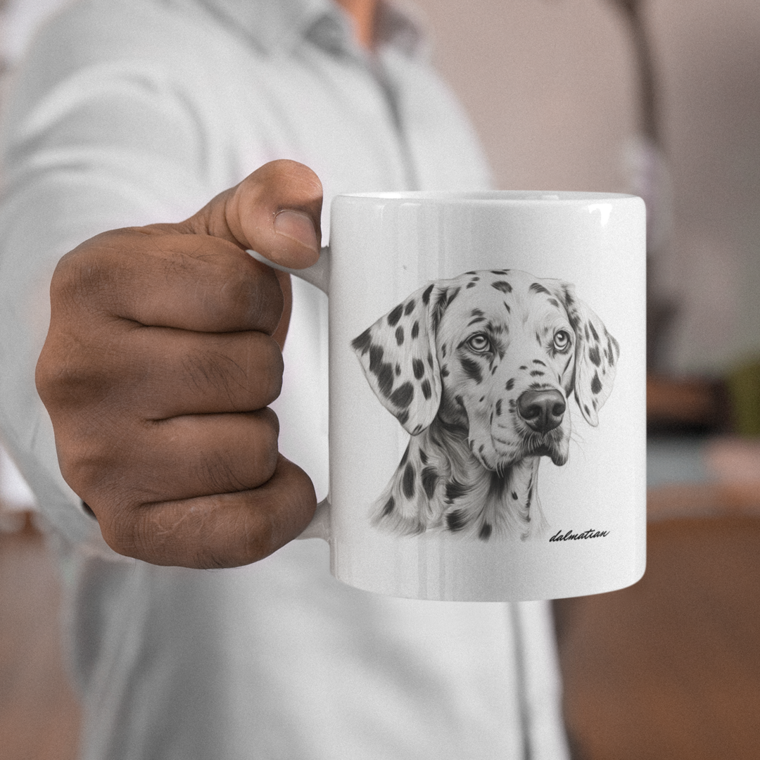 Stunning Dalmatian Print on a Mug