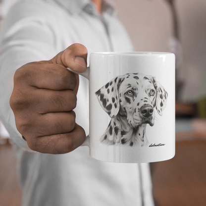 Stunning Dalmatian Print on a Mug