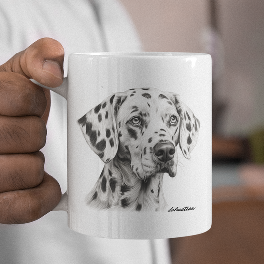 Stunning Dalmatian Print on a Mug