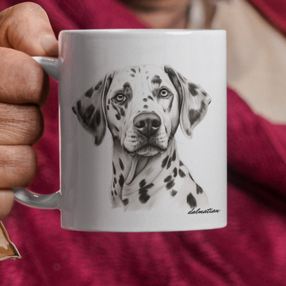 Stunning Dalmatian Print on a Mug